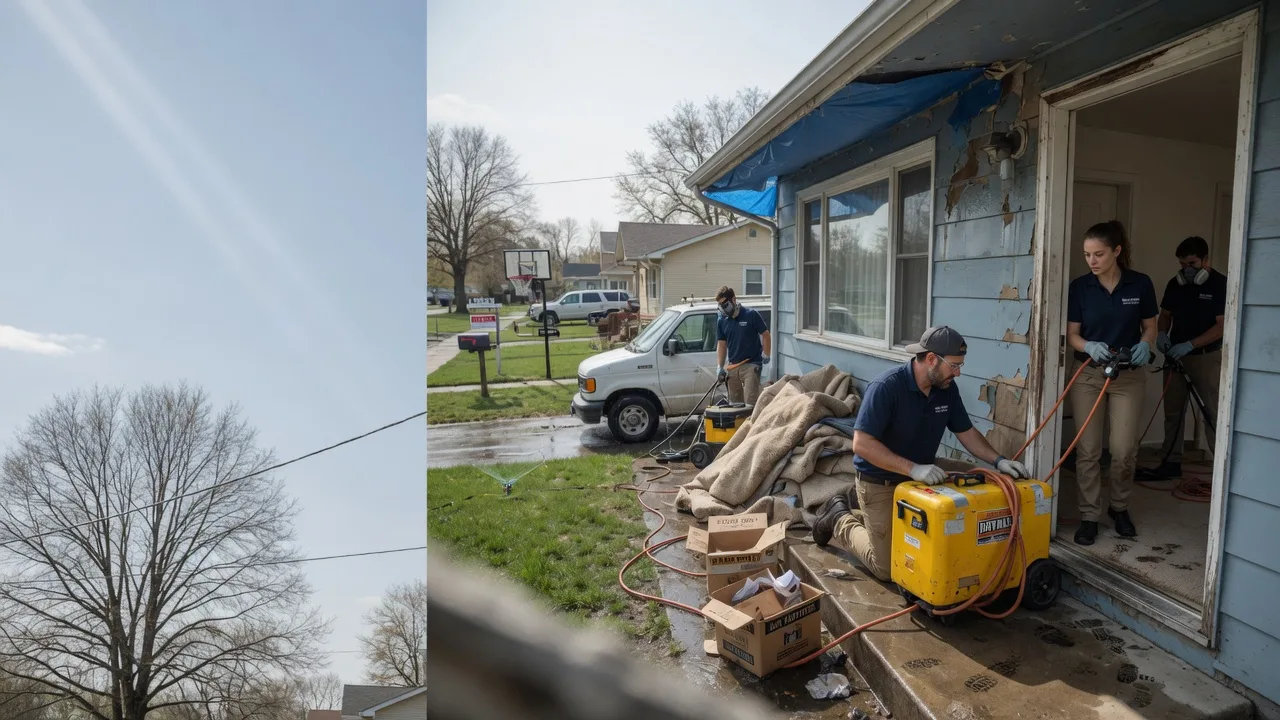Basement Flood Cleanup in Auburn, KS near me